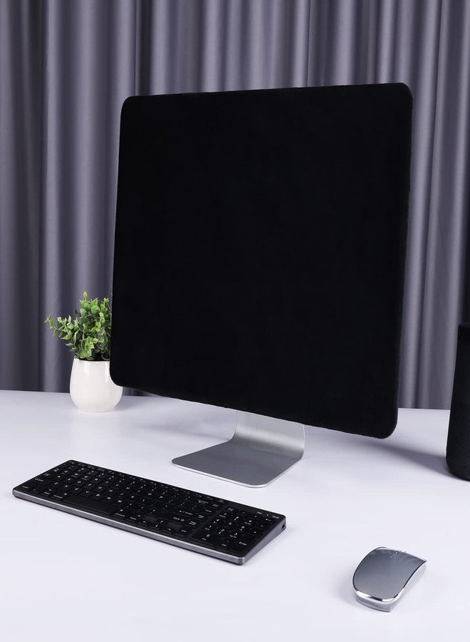GBOLE Monitor Dust Cover Compatible with iMac for All in One 32-35 inch Computer Anti-Static Dustproof LCD Panel Case Computer Screen Protective Sleeve Desktop and TV Black - Image 3